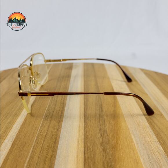 VTG Safilo ELASTA Italy Eyeglass Frames Tortoise Aviator 56[]16 / 5-5 / 3714A/N - Picture 5 of 11